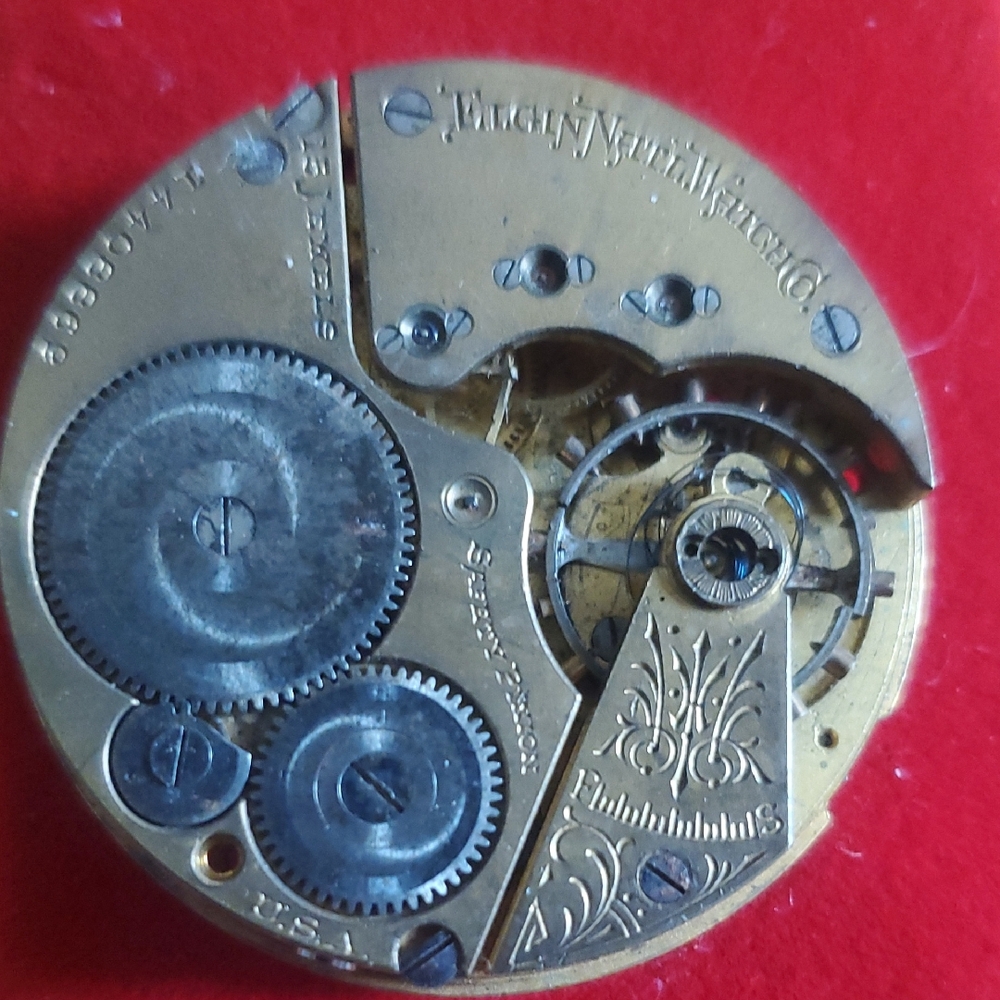 Elgin National Watch Company Pocket Watch For Parts